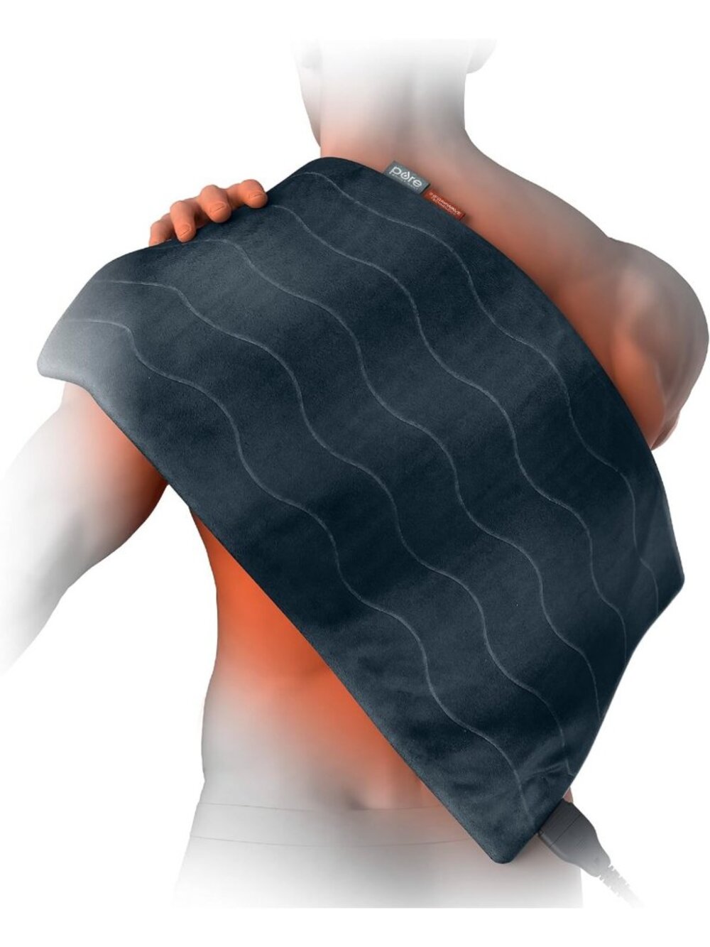 XL Far Infrared Heating Pad with 4 Heat Settings for Pain Relief & Comfort